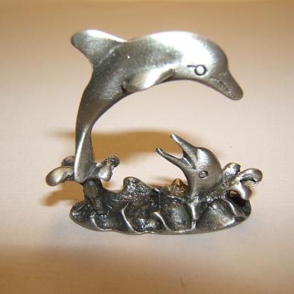 Sea Life Gifts, Dolphins Miniature Figurine In..
